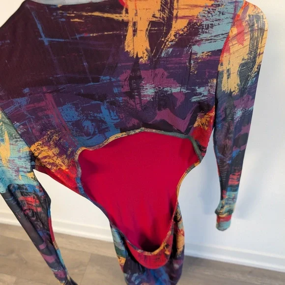 Womens Mesh Dress - Picture 2 of 5